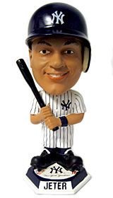 New York Yankees Derek Jeter Knucklehead Style Forever Collectibles Bobble Head - Baseball Sports Merchandise