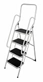 Step Ladders: 4-Platform Step Ladder with Safety Support Rails
