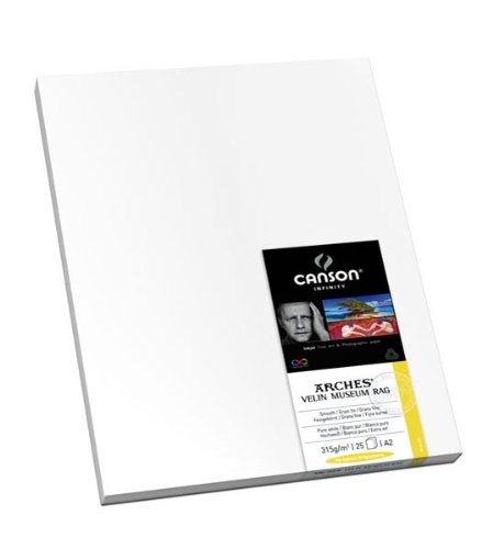 Canson Infinity- Arches Velin 315gsm (Twenty-Five 13x19 Inch Sheets)