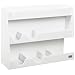 TrippNT 50138 White PVC Plastic Bench Top Workstation, 16 Compartments, Medium, 16" Width x 12" Height x 7" Depth