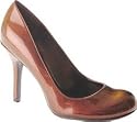 Jessica Simpson 'Henri' Patent Pump (6.5M Rugged Brown Irridescent)