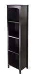 Winsome Terrace Storage Shelf, 5-Tier in Espresso Finish