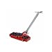 GKS L-6 Front Steerable Standard Dolly Set for 3-Point Support, 13200lbs Capacity, 24" Length x 21" Width