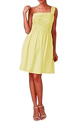 Chiffon One Shoulder Beaded Pleated Evening Dress/Bridesmaid Dress/Prom Dress/Party Dress/Wedding Dress 