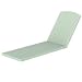 Polywood Outdoor Furniture Nautical Stackable Chaise Lounge with Arms, Full Cushion, Spa Sunbrella