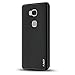 J&D Case Compatible for Huawei Honor 5X Case, [Drop Protection] [Slim Cushion] Shock Resistant Protective TPU Slim Case for Huawei Honor 5X Bumper Case - Black