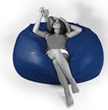 Sitzsack Sitzkissen Love dunkel blau