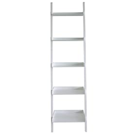 Nexxt by Linea Hadfield 5-Tier Leaning Wall Shelf, White by Nexxt Linea