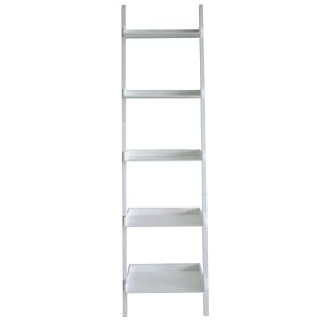 Nexxt by Linea Hadfield 5-Tier Leaning Wall Shelf, White
