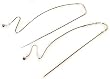Sterling Silver Earrings (Rodium Plated)