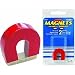 Master Magnetics 07279 Red Alnico Horseshoe Magnet No. 2 Pull