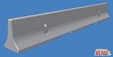 Blma Models N Concrete K-Rail Barrier (12) BLM610