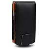 SAMSUNG S8530 WAVE II PREMIUM PU LEATHER FLIP CASE / POUCH / WALLET / COVER - BLACK PART OF THE QUBITS ACCESSORIES RANGE