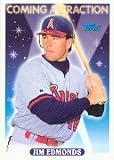 1993 Topps Jim Edmonds Rookie Baseball Card #799 - Shipped In Protective Display Case!