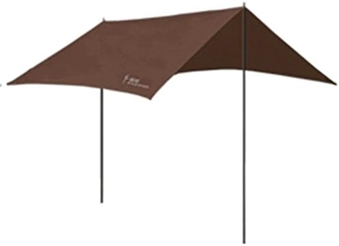 WenVen Outdoor Platform Awning Sun-Protection Awning Camping Tent(Coffee,118*116Inch)