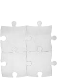 Sagaform 5015510 Stainless Steel Jig-saw Puzzle Coaster Set