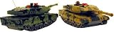 Radio Controlled infrared M1A2 Battle Tanks -Set Of Two