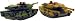 Radio Controlled infrared M1A2 Battle Tanks -Set Of Two