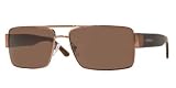 VERSACE EYEWEAR - VERSACE 0VE2075 104/573 LIGHT BROWN/BROWN AVIATOR SUNGLASSES