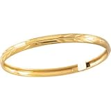 14K Yellow Gold Child's Bangle Bracelet-
