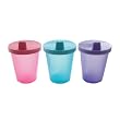 3 Sippy Cups & Lids, Pink 3 Sippy Cups & Lids, Pink