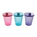 3 BPA Free Sippy Cups & Lids, Pink, Blue & Purple