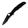 Spyderco Endura 4 Lightweight Combination Edge Knife, Black Spyderco Endura 4 Lightweight Combination Edge Knife, Black