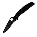 Spyderco Endura 4 Lightweight Combination Edge Knife, Black