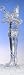 17.5" Icy Crystal Decorative Trumpeting Christmas Nutcracker