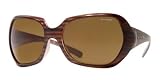 Arnette AN4093 4093 Heavenly 383/73 Brown Striped Frame Brown Lenses Plastic Sunglasses
