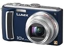 Panasonic Lumix DMC-TZ5A 9.1MP Digital Camera with 10x Wide Angle MEGA Optical Image Stabilized Zoom (Blue)