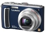 Panasonic Lumix DMC-TZ5A 9.1MP Digital Camera with 10x Wide Angle MEGA Optical Image Stabilized Zoom (Blue)