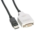 Amphenol DisplayPort to DVI Adapter Cable - DisplayPort Male to DVI-D Female (Single Link 1080p)