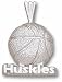 Washington Huskies "Huskies Basketball" Pendant - Sterling Silver Jewelry