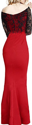 Womens Vintage Red Lace Fit Formal Prom Cocktail Evening Mermaid Maxi Long Dress
Womens Vintage Red Lace Fit Formal Prom Cocktail Evening Mermaid Maxi Long Dress