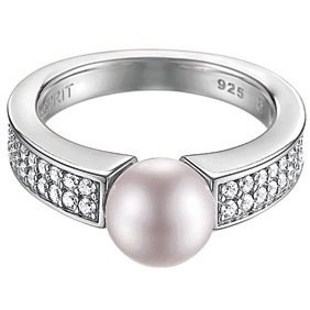 Esprit Damen-Ring precious glam sunset 40 Zirkonia farblos 925 Sterlingsilber Gr. 19 S.ESR Preisvergleich