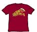 Search : Shazam Shazam! Adult S/S T-shirt in Cardinal by DC Comics