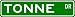 TONNE Street Sign ~ Personalized Family Lastname Novelty Sign ~ Gameroom, Basement, G...