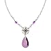 Regal in Purple Amethyst Pendant Necklace title=