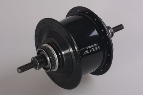 Shimano SG-S501 Alfine Disc or Rim Brake 8-spd Internal Hub (32-Hole, Black)