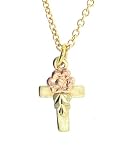 Black Hills Gold Beautiful little Cross Pendant