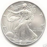 2007 US 999 SILVER EAGLE OUNCE OZ $1 DOLLAR COIN BU UNC