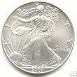 2007 US 999 SILVER EAGLE OUNCE OZ $1 DOLLAR COIN BU UNC