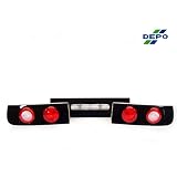 A Pair of Depo Clear Lense with Black Housing (Altezza) Tail Lights - Nissan 300ZX... by Depo