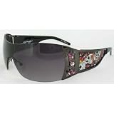 Ed Hardy Skull  Cherry Blossoms Sunglasses EHS022 - in your choice of colors