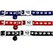 C Cat Reflect Safety Collar Red Paws