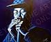 Harmonica Blues, Painting by Bernie Elliott, Original