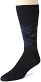 HUGO BOSS Men's S Design Cotton Dress Sock, Dark Blue, One Size