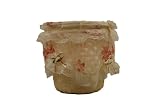 Eden Lace Wase Bin - Beige