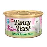 Fancy Feast Canned Kitten Food turkey 3oz (24)